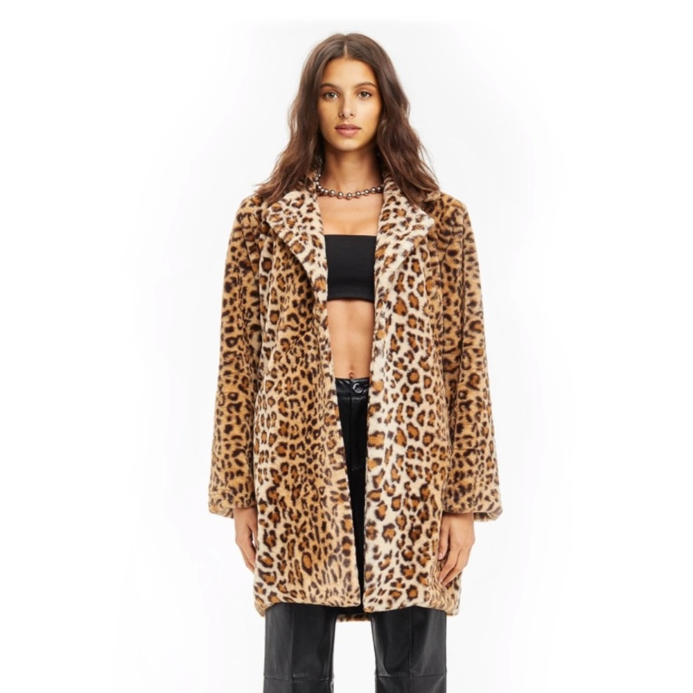 I.AM.GIA Soft Leopard Coat